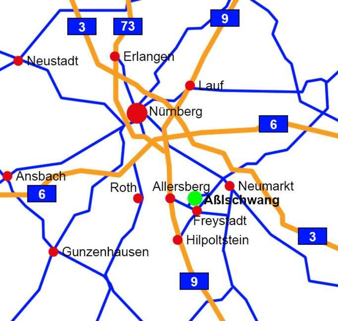 Gaestehaus Asslschwang Freystadt Eksteriør billede